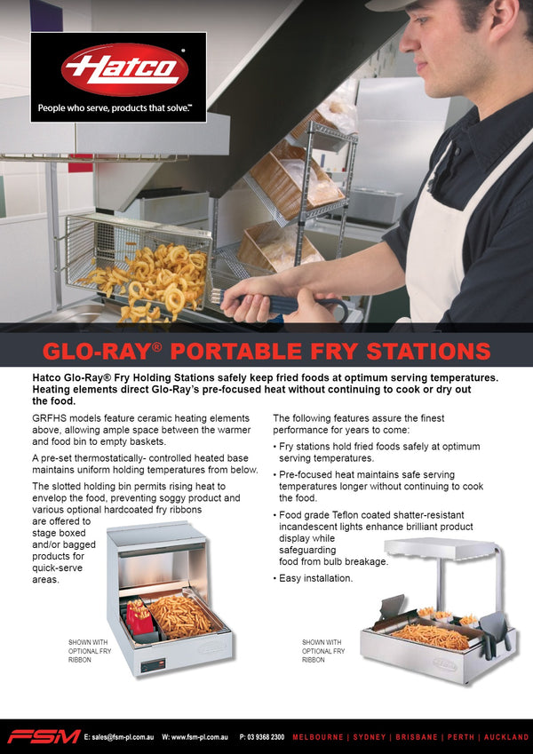Hatco Glo-Ray GRFHS-21 - Portable Fry Station