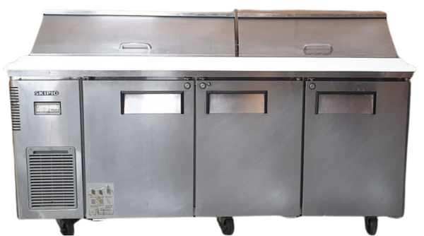 Skipio SHR18-3 Salad Side Prep Table w/ Fridge