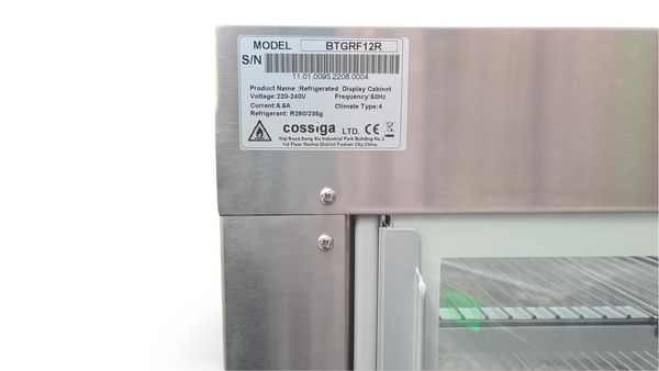 Cossiga BTGHT12-SD Heated Food Display