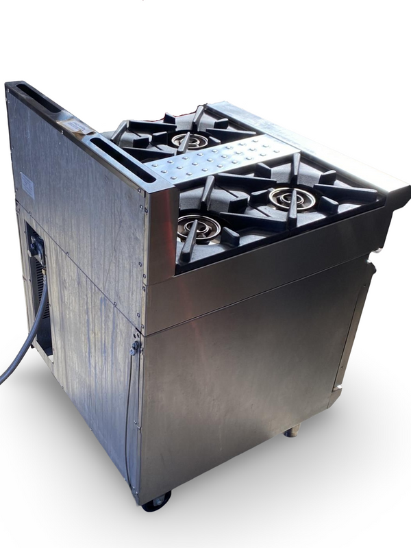 Blue Seal GE54D 4 Burner Gas Range with Electric Convection Oven
