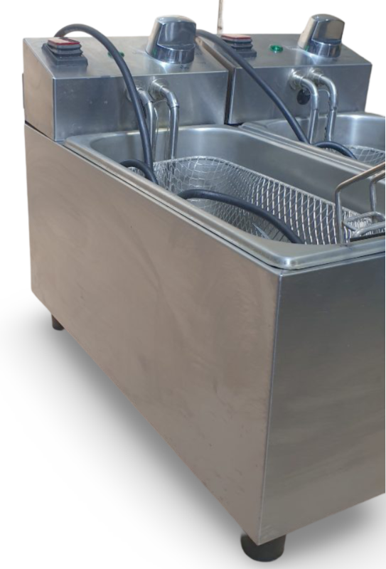 Apuro DB230-A Double Counter Electric Fryer