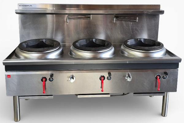 Cobra CW3H-CCC Waterless 3 Wok Burners