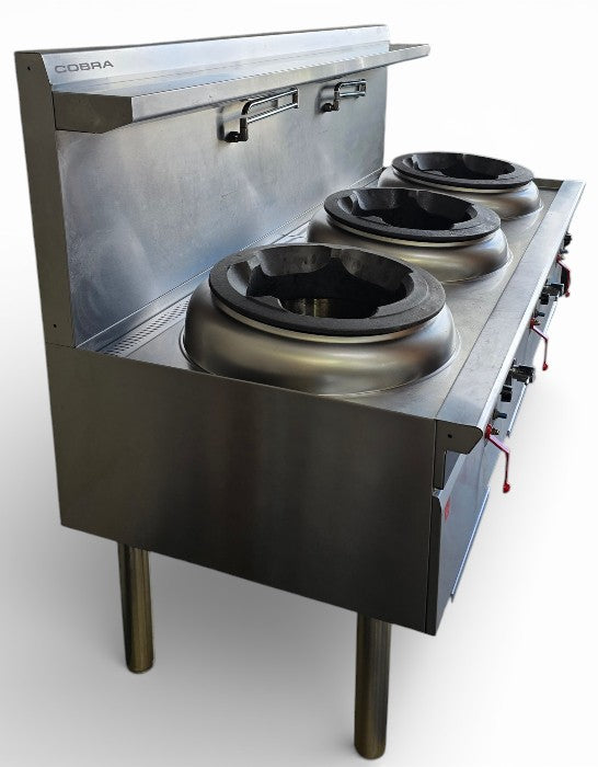 Cobra CW3H-CCC Waterless 3 Wok Burners