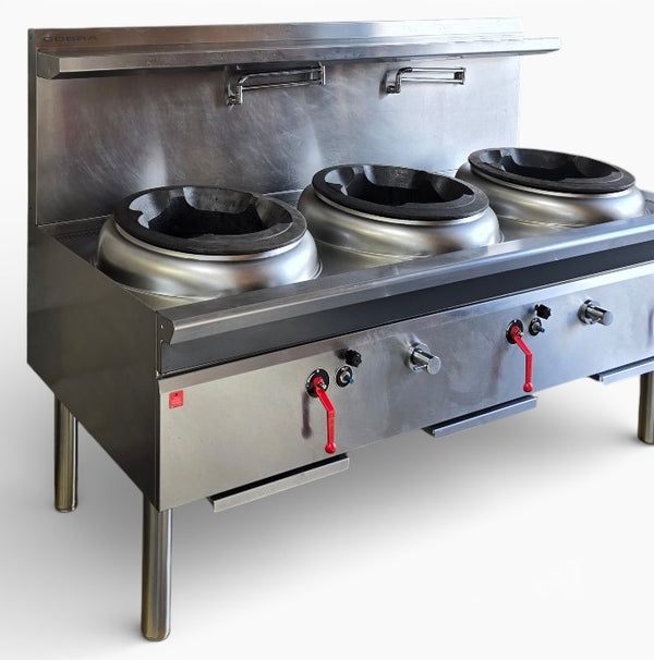 Cobra CW3H-CCC Waterless 3 Wok Burners