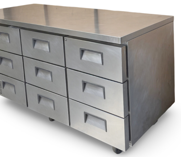 TURBOAIR KUR18-3D-9 Undercounter 9-Drawer Chiller