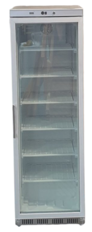 FED HF400G S/S Glass Door Display Freezer