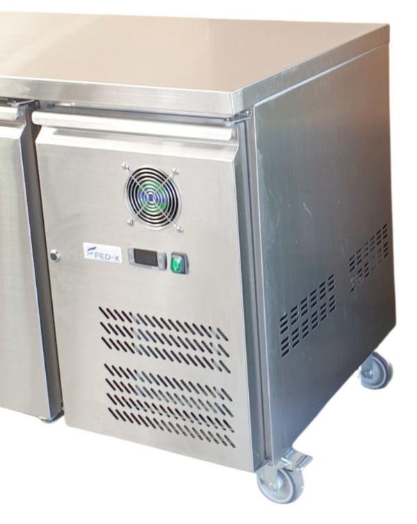 FED XUB7C13S2V 2 Door Undercounter Chiller