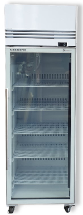 Skope TMF650N-A 1 Glass Door Upright Freezer