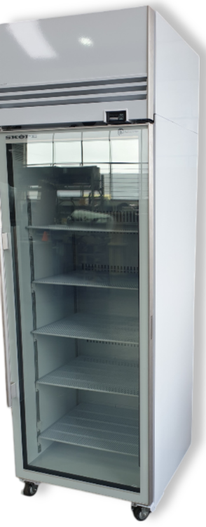 Skope TMF650N-A 1 Glass Door Upright Freezer