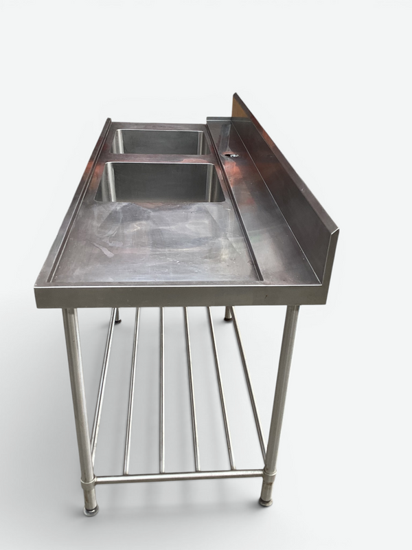Modular Twin Sink Inlet Bench 1800mm