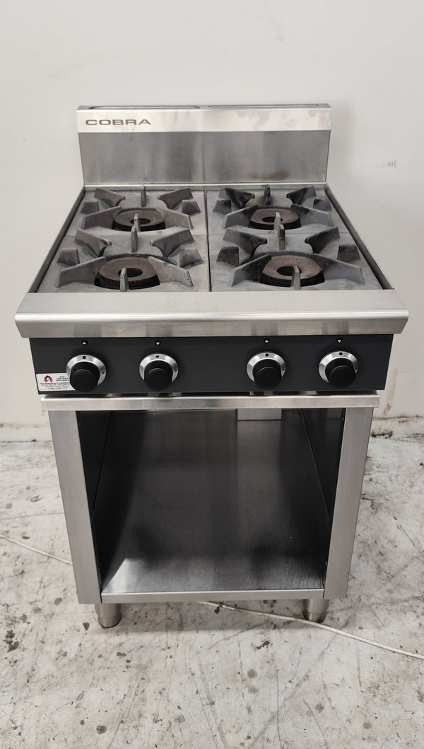 Cobra C6DF 4-Burner Gas Cooktop on Cabinet Base