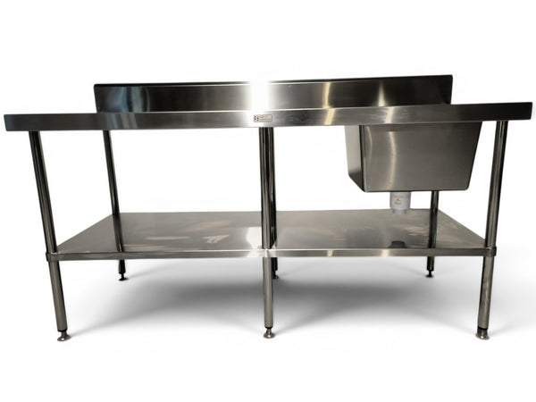 Simply Stainless Sink Bench 1800mm