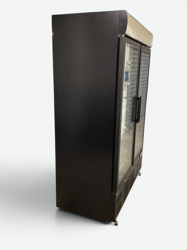 Polar GH429-A 2 Door Upright Display Freezer