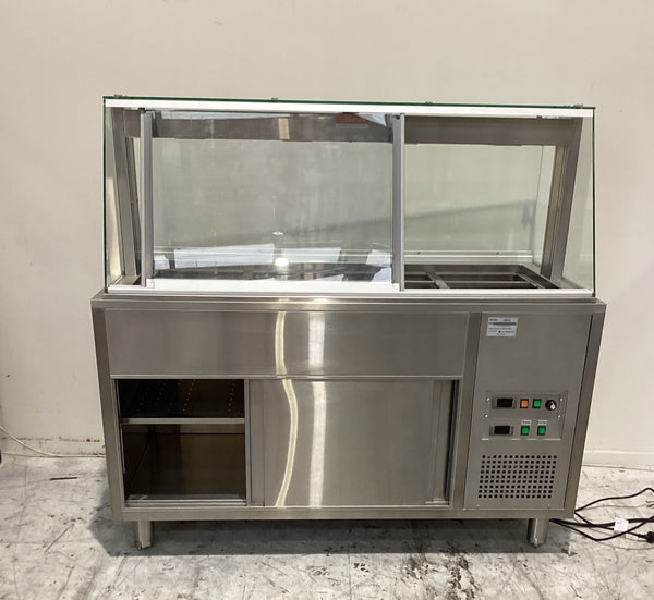 Cossiga LSBM4-FS Bain Marie with Hot Cupboard Stand