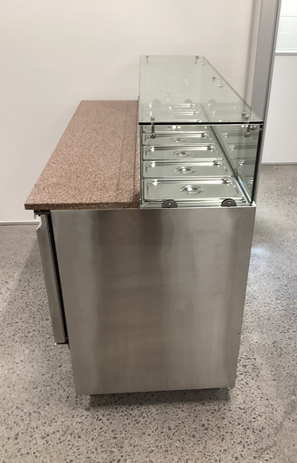 Atosa ESL3864 Pizza Table Saladette Fridge