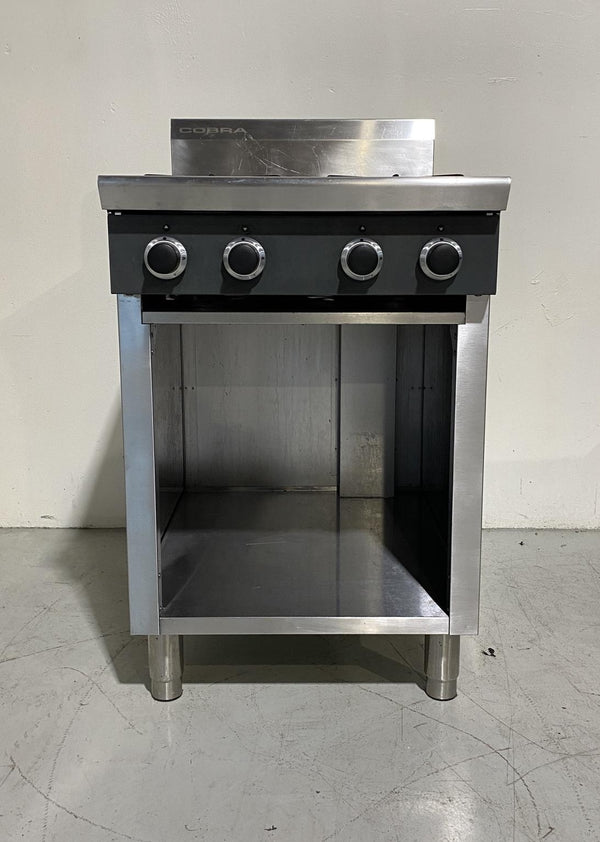 Cobra C6D 4 Burner Gas Cooktop on Cabinet Base