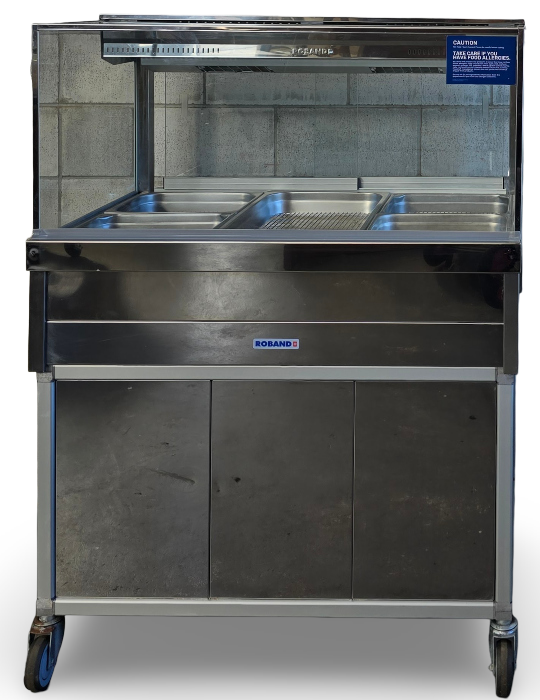 Roband S23 Hot Food Display on Trolley