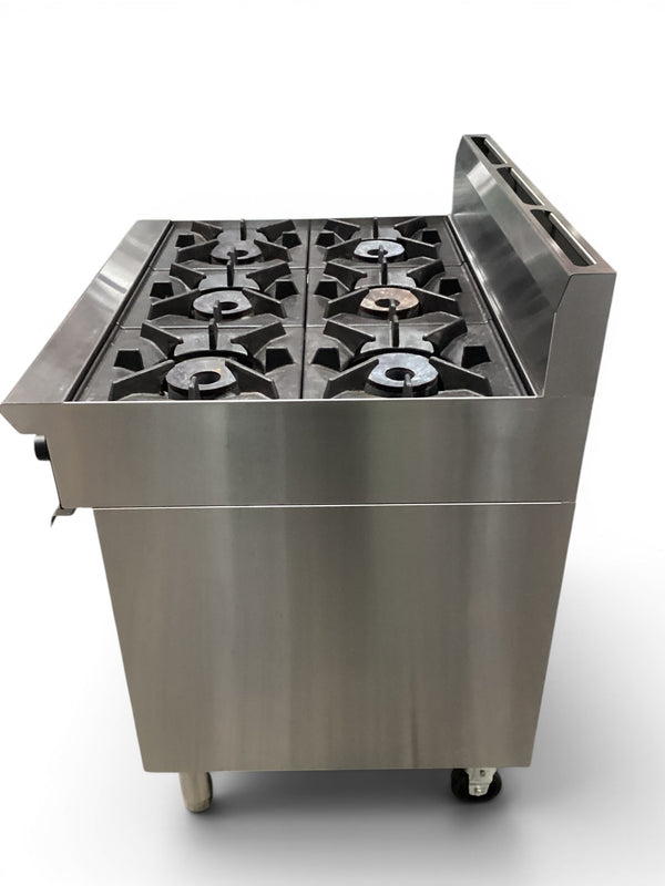 Cobra C9D 6 Burner Gas Cooktop on Cabinet Base