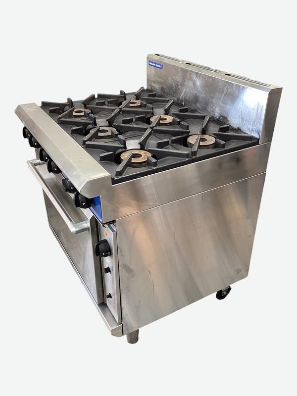 Blue Seal G56D 6-Burner Range with Gas Convection Oven