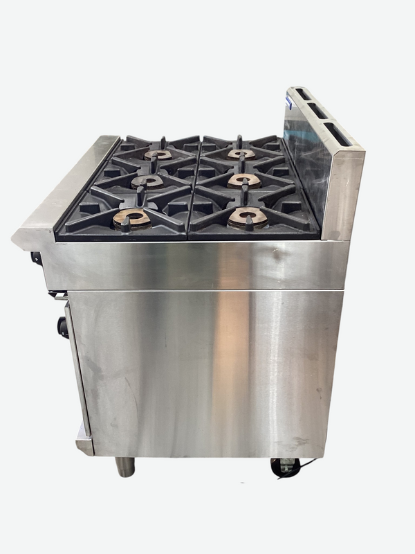 Blue Seal G56D 6-Burner Range with Gas Convection Oven