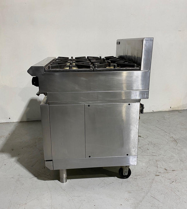 Blue Seal G516D-RB 6 Burner Gas Cooktop on Refrigerated Base