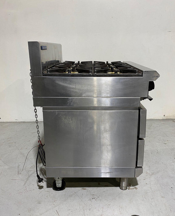 Blue Seal G516D-RB 6 Burner Gas Cooktop on Refrigerated Base
