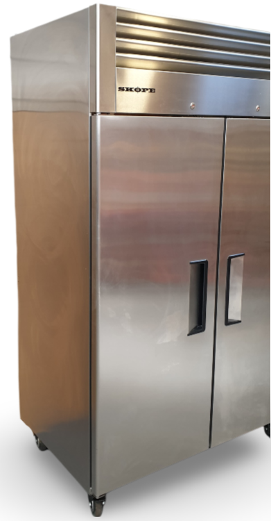 Skope RF7.UPR.2.SD Vertical 2 Solid Door Chiller