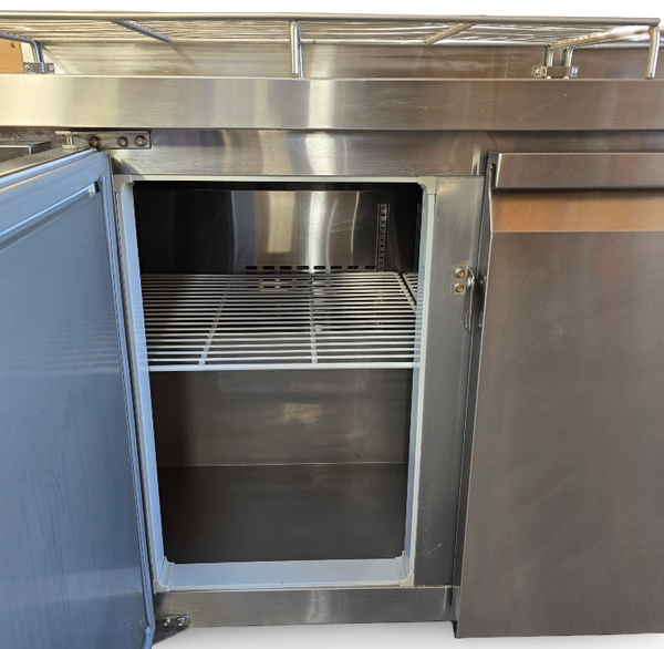 Thermaster PWB180 3 Door Sandwich Prep Fridge