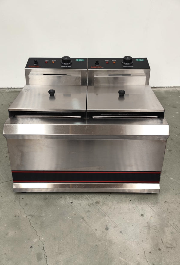 Catermaster TT-WE38A Benchtop Twin Electric Fryer