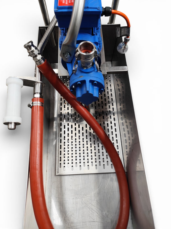Blue Gizmo Oil Filter Machine