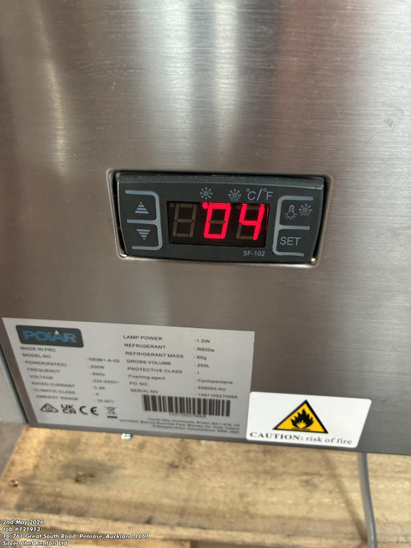 Polar GE961-A Fish Display Counter Fridge