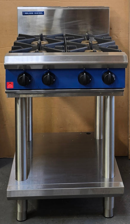 Blue Seal G514DLS Four Burner Gas Cooktop on Leg Stand