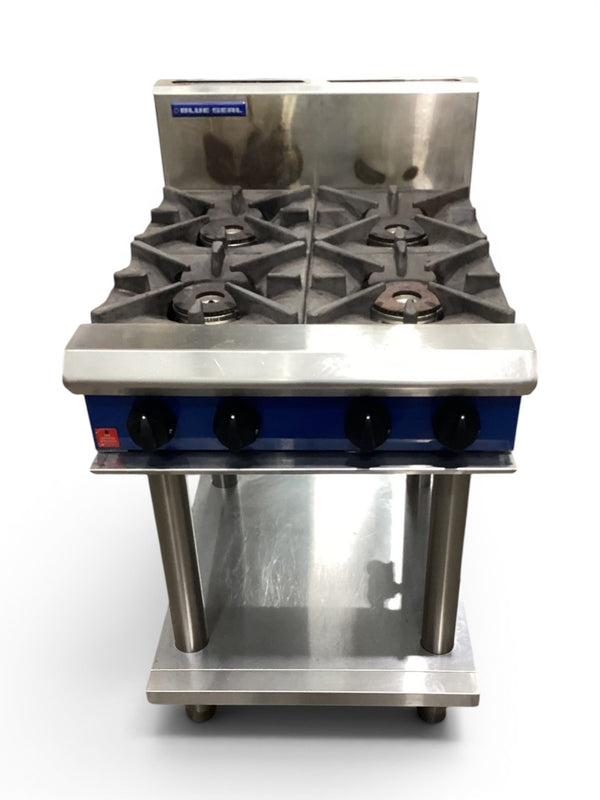 Blue Seal G514DLS 4 Burner Gas Cooktop on Leg Stand