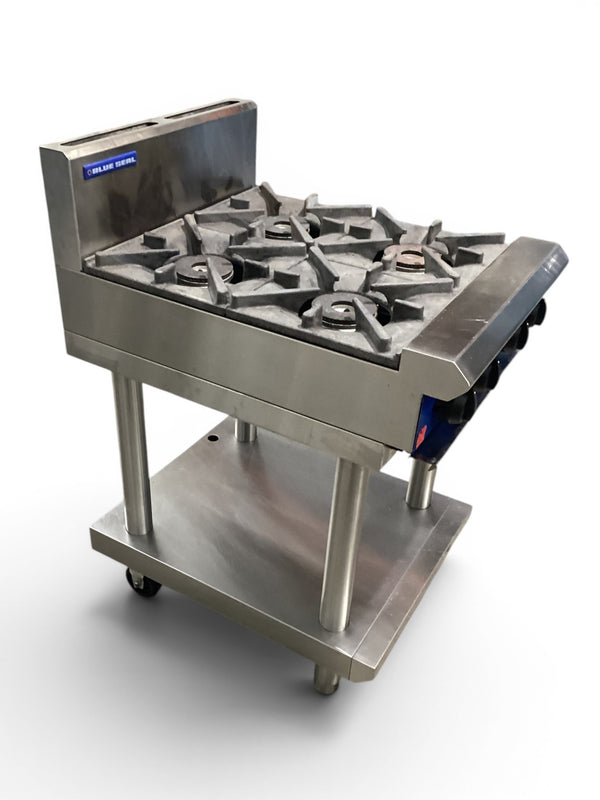 Blue Seal G514DLS 4 Burner Gas Cooktop on Leg Stand