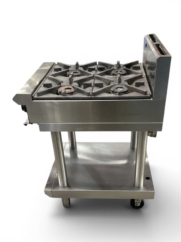 Blue Seal G514DLS 4 Burner Gas Cooktop on Leg Stand