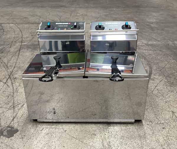 Roband F28 Countertop Twin Pan Fryer