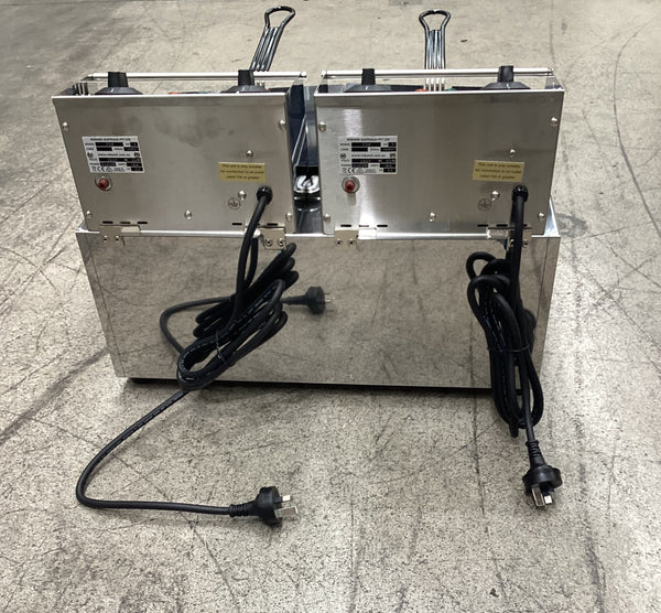 Roband F28 Countertop Twin Pan Fryer