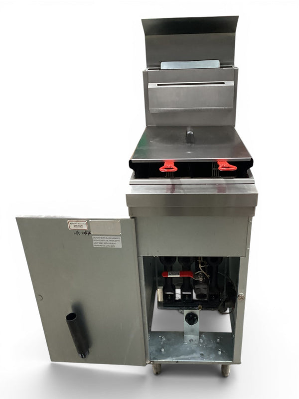 Frymax RC-300E Gas Tube Fryer