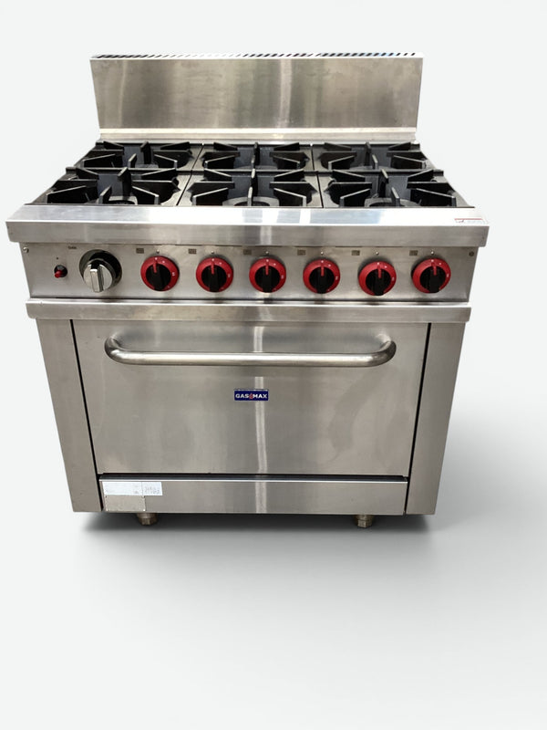 Gasmax GBS6TS 6-Burner Range with Gas Oven