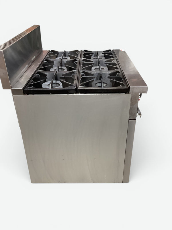 Gasmax GBS6TS 6-Burner Range with Gas Oven