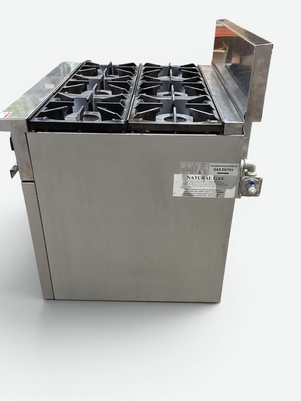 Gasmax GBS6TS 6-Burner Range with Gas Oven