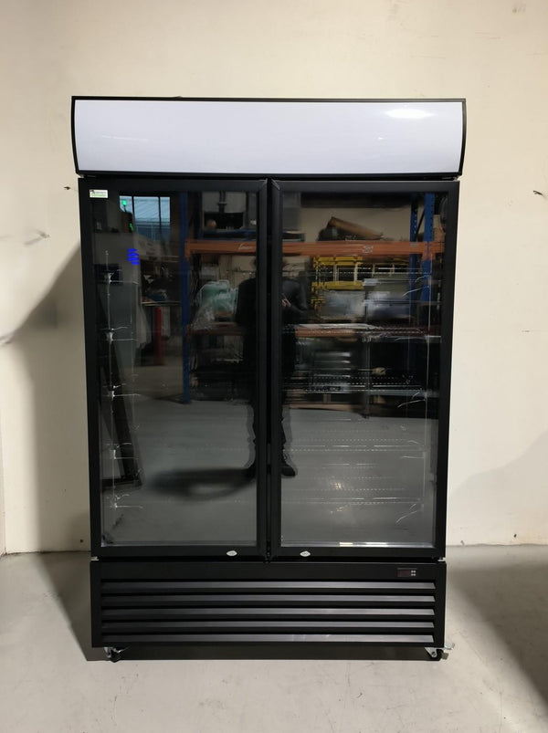 Thermaster LG-1200BP 2 Door Upright Drink Fridge