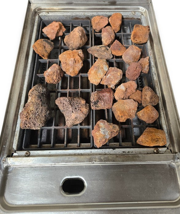 Federal JUS-TRH40ELPG Lava Rock Grill with Stand