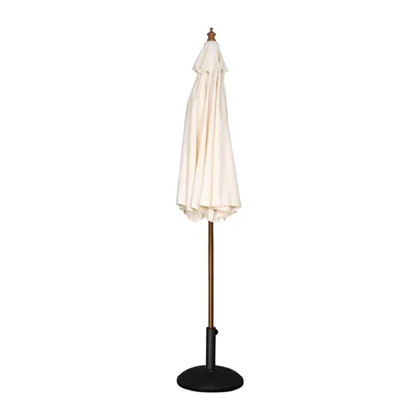 Bolero CB513 - 2.5m Cream Round Pulley Umbrella