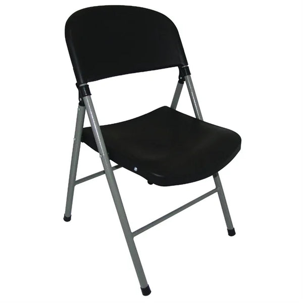 Bolero CE693 - Two Black Foldaway Utility Chairs