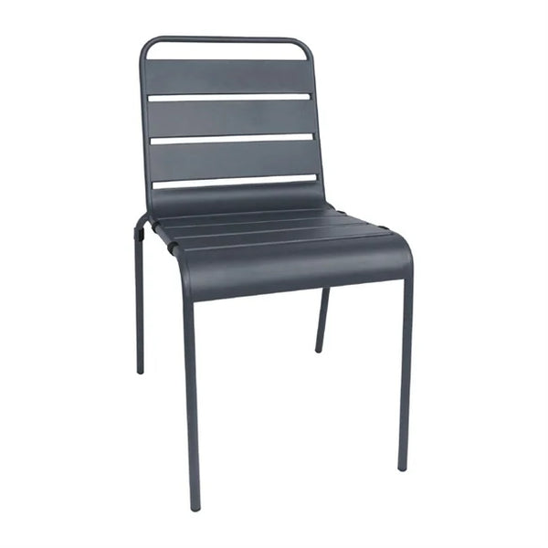 Bolero CS727 - Four Slatted Steel Side Chairs