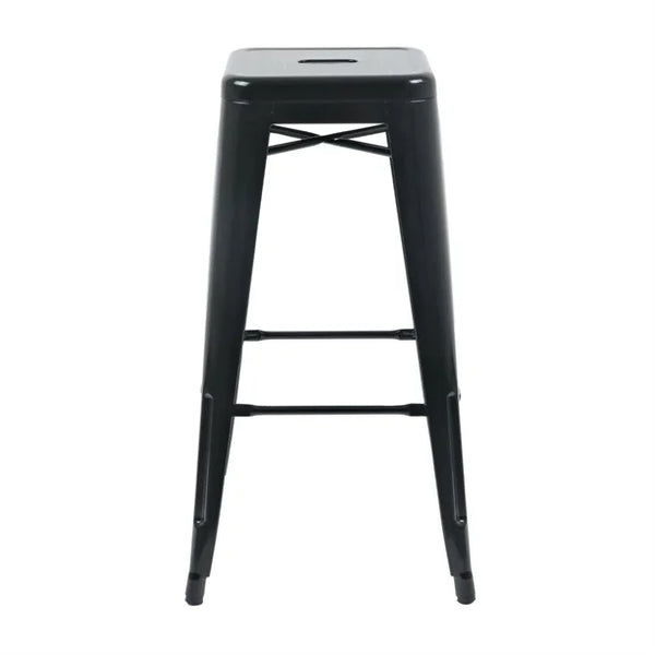 Bolero DL881 - Four Steel Bistro High Stools