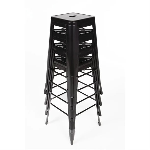 Bolero DL881 - Four Steel Bistro High Stools