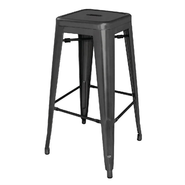 Bolero DL881 - Four Steel Bistro High Stools