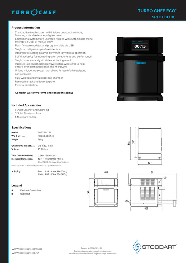 TurboChef Eco - Rapid Cook Oven
